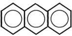 Molécula de antraceno