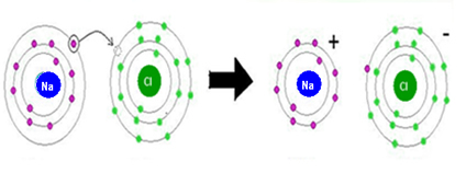 O cloreto de sódio (sal comum) formado por uma ligação iônica é polar