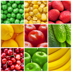 Fontes de celulose – cascas de frutas e verduras