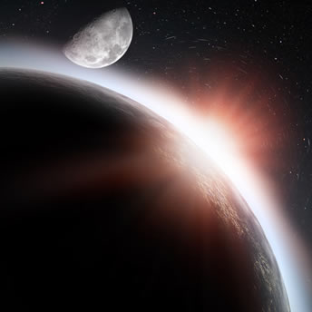 O oxigênio é o elemento mais abundante na Terra e na Lua