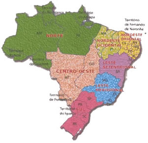 Divisão político-administrativa do Brasil - Mundo Educação